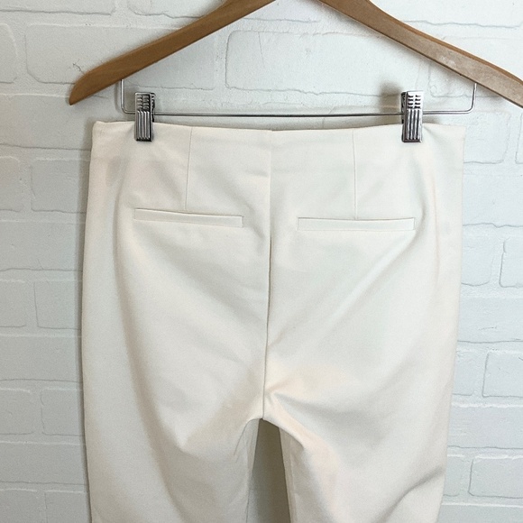 NWT Ecru Ankle Sailor Trousers Pants Off-White/Vanilla/Cream Flare Sz 4 or 6 - Picture 10 of 13